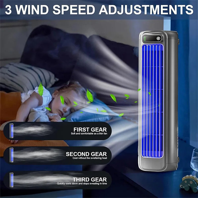 Climatiseur portable sans pales Cooling Ace avec USB, 3 vitesses et silencieux pour chambre
