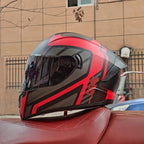 Kask zimowy LVS-701 z pełną osłoną twarzy i podwójnym systemem wizjera