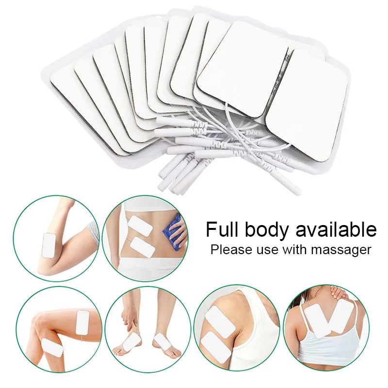 Pastilhas de Gel com Plugue de 2,0 mm para Dispositivos de Terapia TENS e EMS
