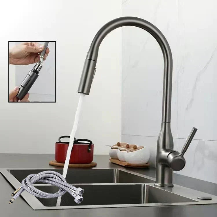 Grifo mezclador de cocina FlowNova con ducha de mano extraíble