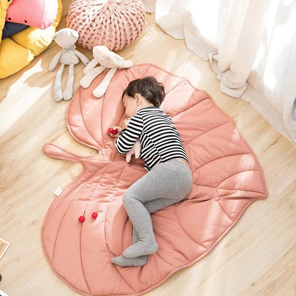 Cool Breathable Dog Mat Leaf Shaped Washable For Pets