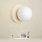 LumoVela Slim Glas Orb Vägglampa Nordisk LED Vägglampa