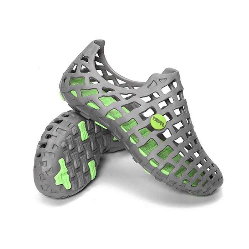 Breathable Hollow Design Solid Flat
