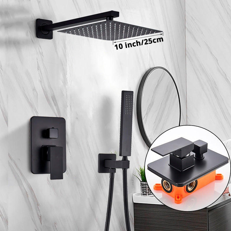 Modern fekete 3 részes fürdő- és zuhanykészlet | Petprovac