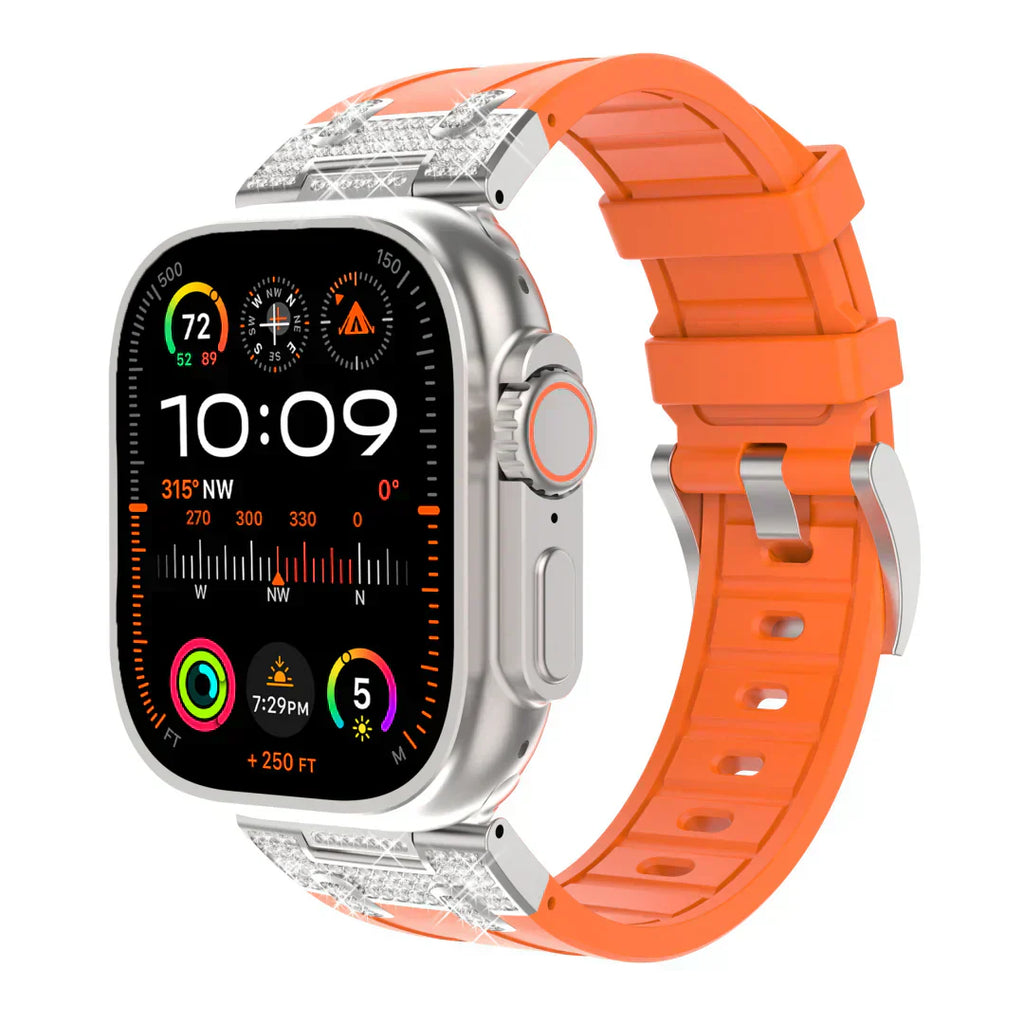 Lunara Silicone Diamond Band For Apple Watch | Petprovac