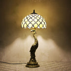 Aurena Tiffany-Style Table Lamp With Colorful Dome Shade