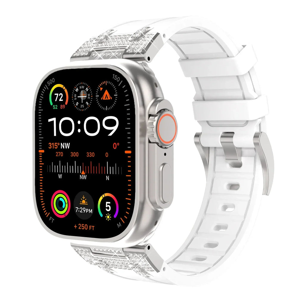 Lunara Silicone Diamond Band For Apple Watch | Petprovac