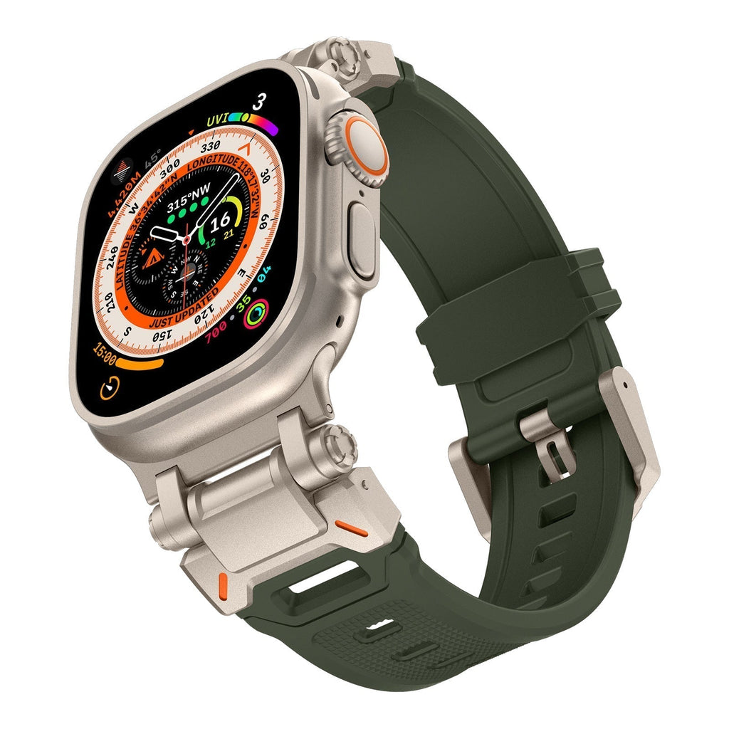 Trailborn | Fascia tattica in gomma fluorescente per Apple Watch