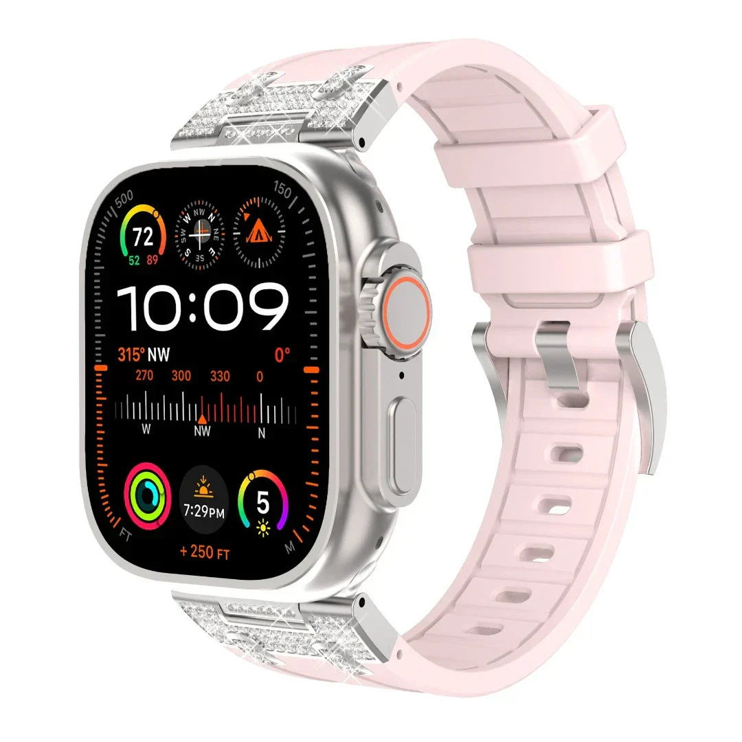 Lunara silikon diamantband för Apple Watch | Petprovac