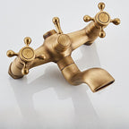 Vintage Copper Shower Kit with Brass Tap and Functional Showerheads | Petprovac