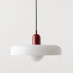 Lámpara colgante de vidrio Liora Bauhaus con ajuste de altura