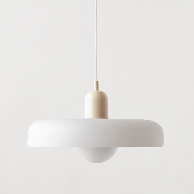 Lámpara colgante de vidrio Liora Bauhaus con ajuste de altura
