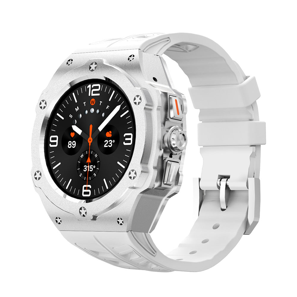 Kit de modification avec boîtier en aluminium Orvyn 47 mm pour Samsung Ultra en argent