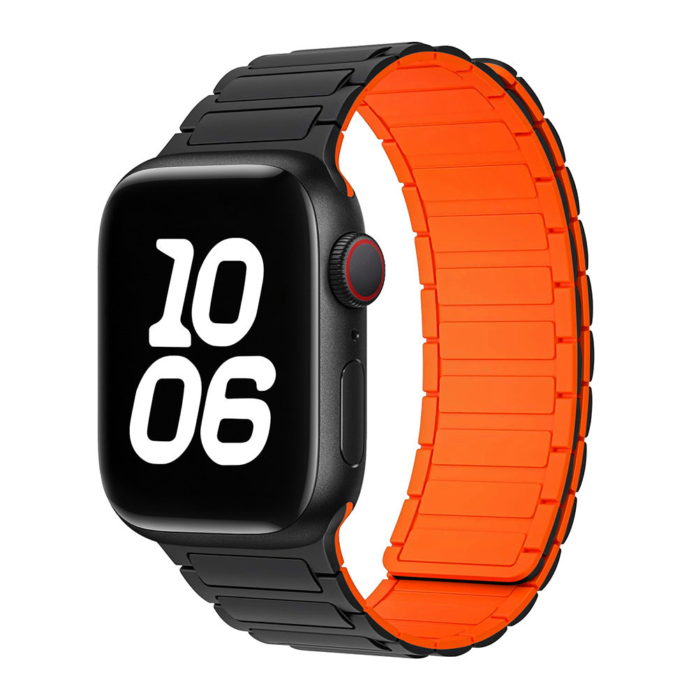 Magnetische siliconen lusband voor Apple Watch