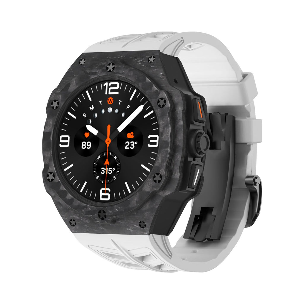 Carbon Fiber Case and Band Kit Compatible With Samsung Galaxy Watch 7 Ultra 47mm