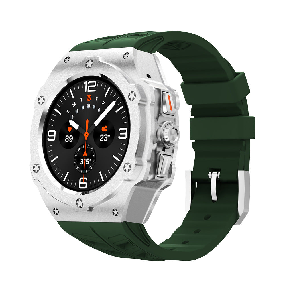 Kit de modification avec boîtier en aluminium Orvyn 47 mm pour Samsung Ultra en argent