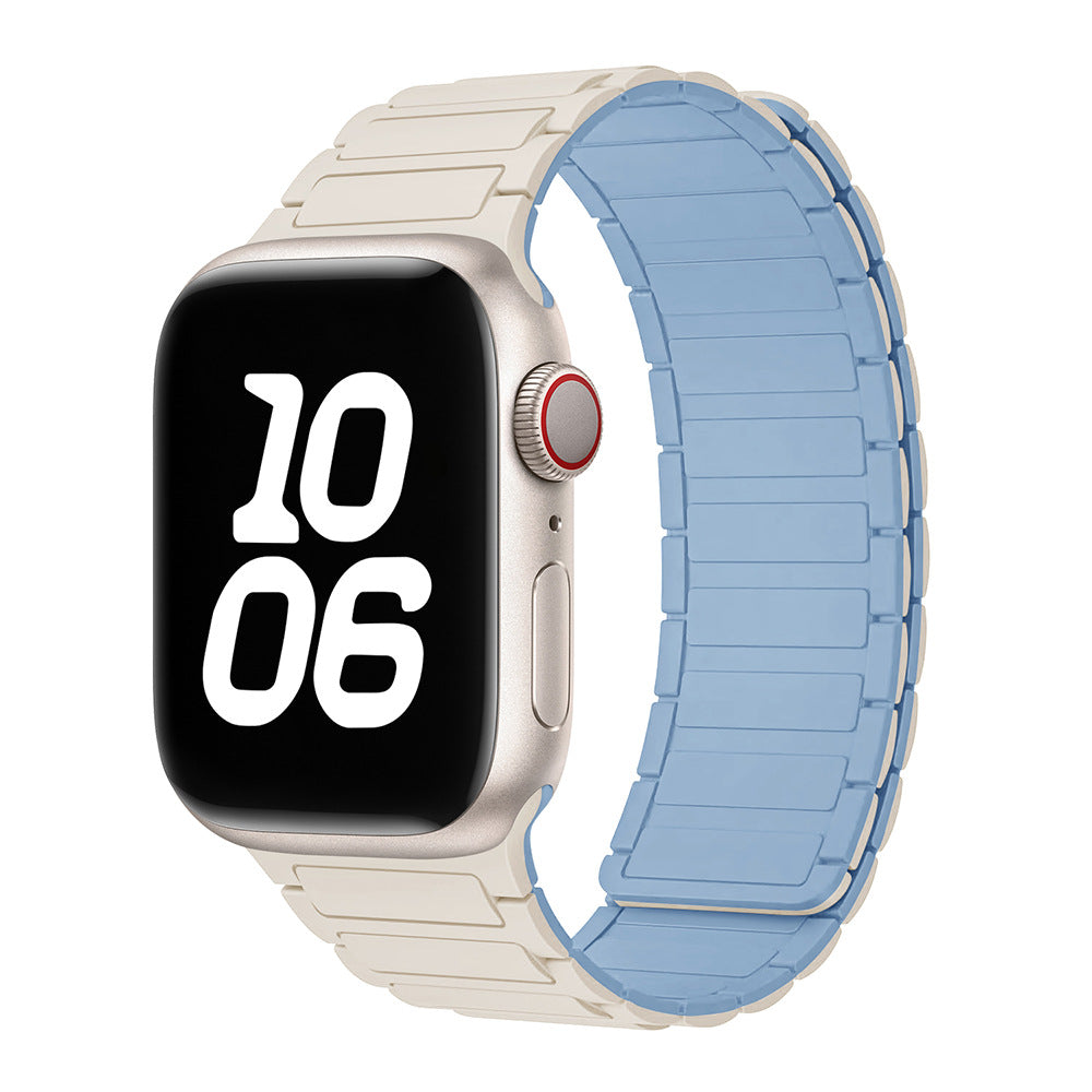 Magnetische siliconen lusband voor Apple Watch