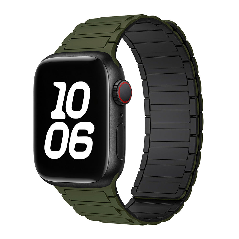 Magnetische siliconen lusband voor Apple Watch