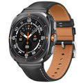 Meridian | Business Genuine Leather Strap For Samsung Watch Ultra