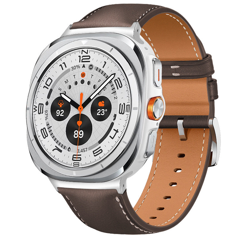 Meridian | Affärsrem i äkta läder för Samsung Watch Ultra