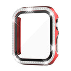 Sarung Kaca Keras Berlian Rhinestone GlimmerGuard Untuk Jam Tangan Apple