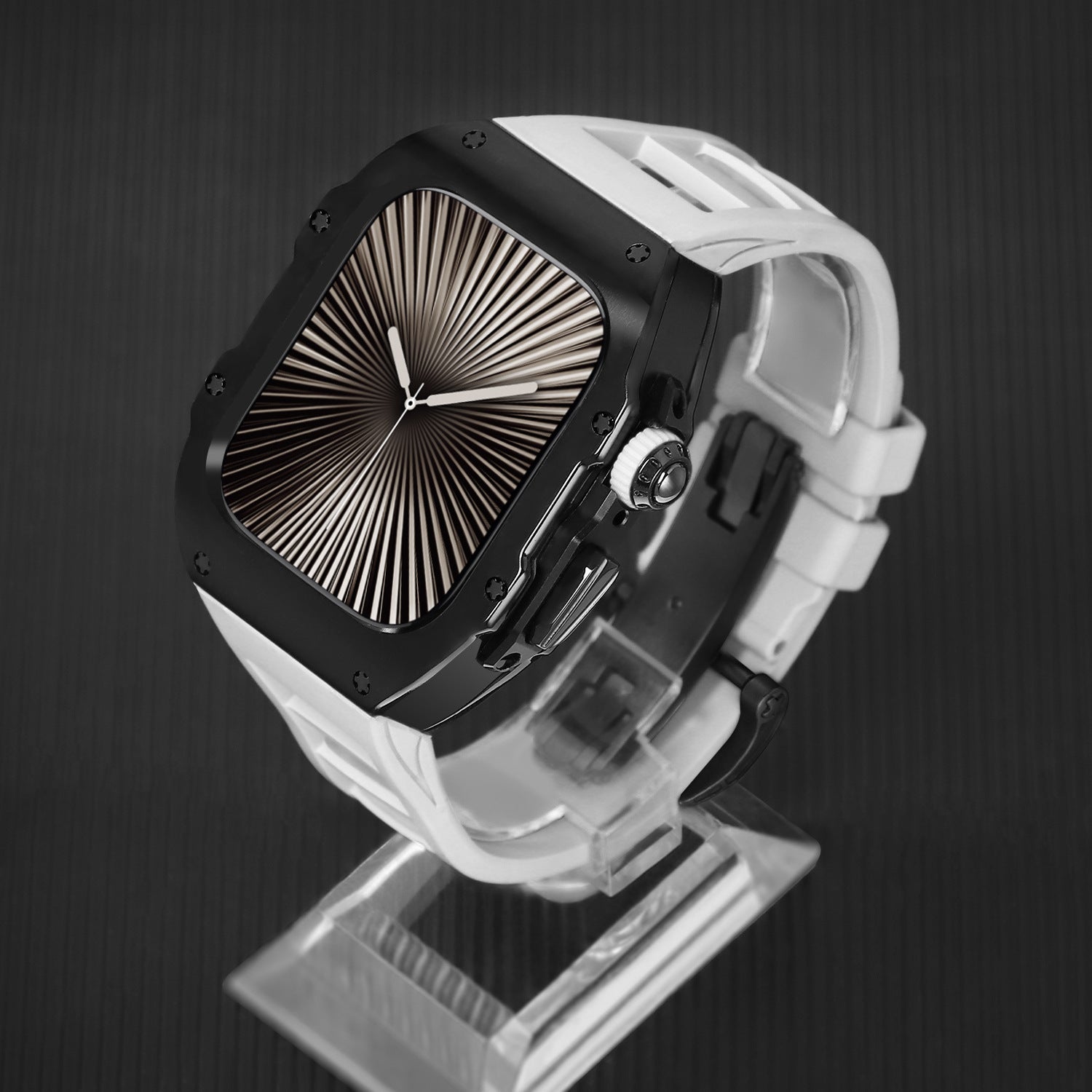 NovaGuard Electroplated Fluoroelastomer Band for Apple Watch