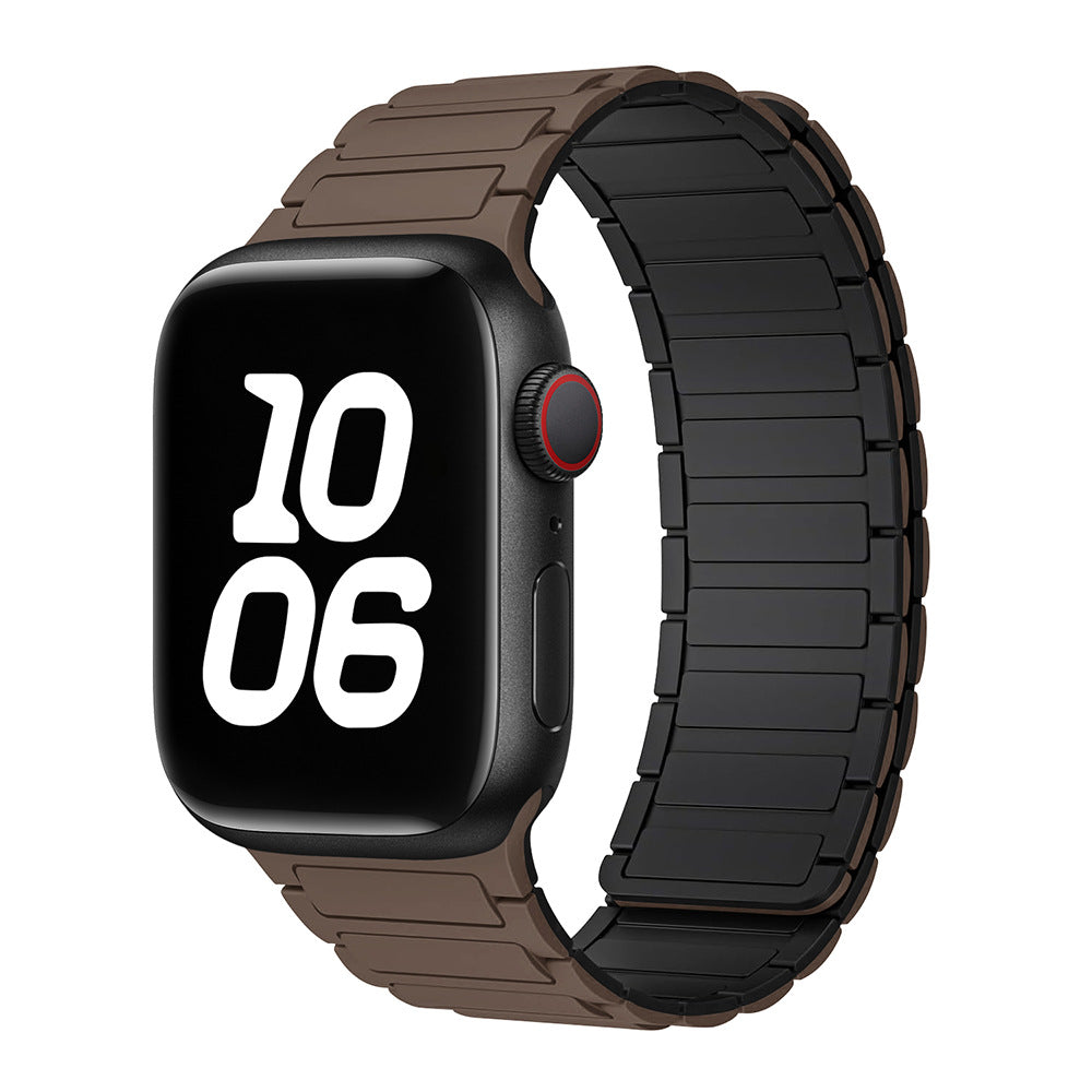 Magnetische siliconen lusband voor Apple Watch