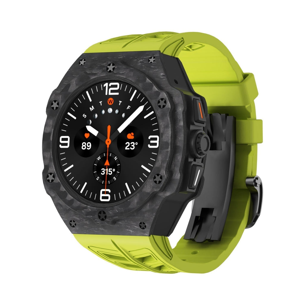 Carbon Fiber Case and Band Kit Compatible With Samsung Galaxy Watch 7 Ultra 47mm