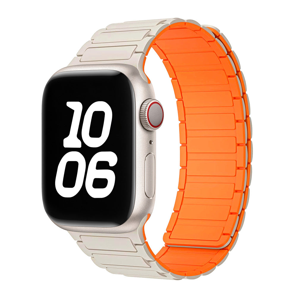Magnetische siliconen lusband voor Apple Watch