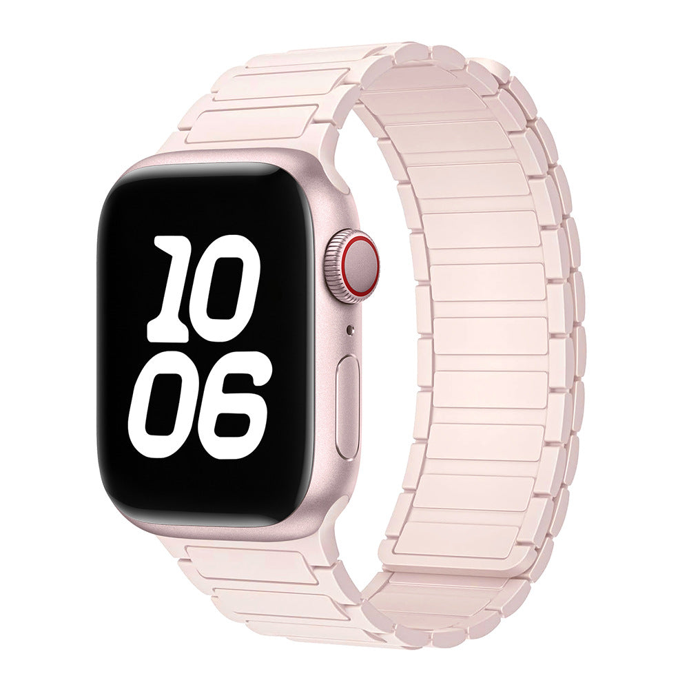 Magnetische siliconen lusband voor Apple Watch