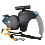 AeroTrail Duo Laisse Rétractable 360° Pour Deux Chiens À La Fois