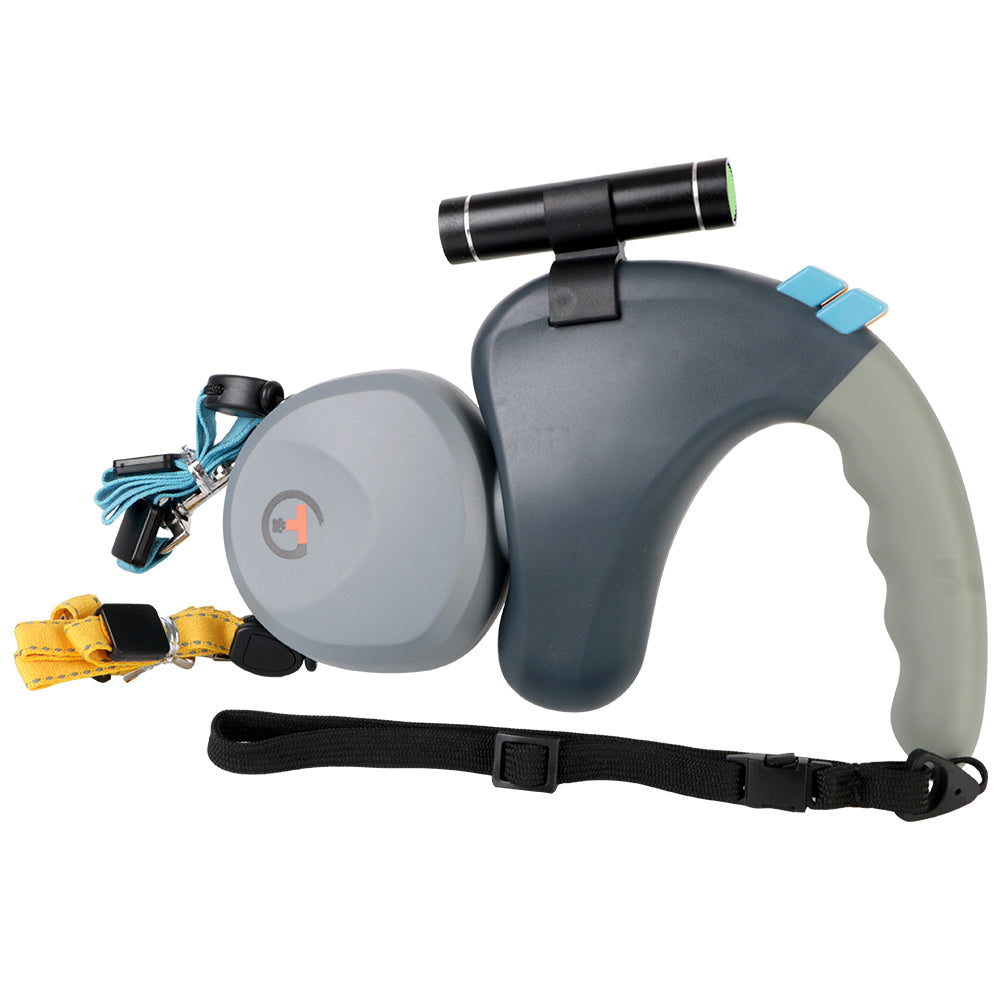 AeroTrail Duo Guinzaglio 360° Retrattile Per Due Cani Contemporaneamente