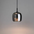 Solenra Black Glass Pendant Light For Modern Interiors