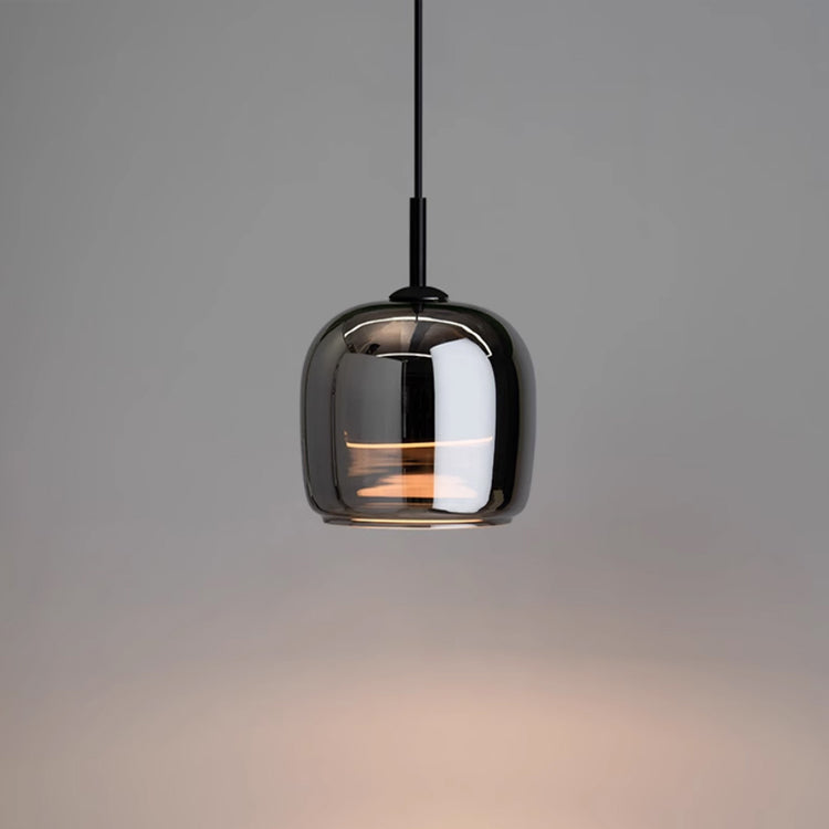 Solenra Black Glass Pendant Light For Modern Interiors