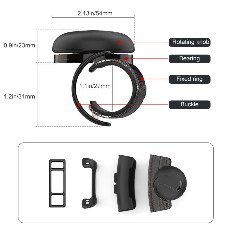 Ergonomic Steering Wheel Spinner Knob for a Smooth Driving Experience