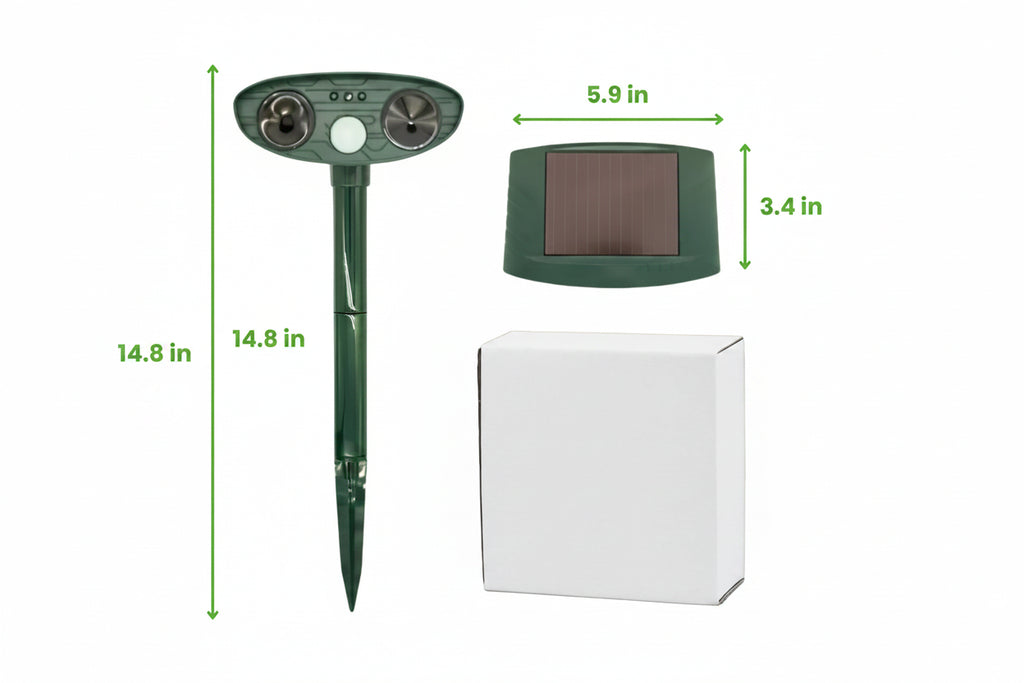 Solar Garden Deterrent for Squirrels & Chipmunks