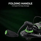 بروباك فيبر إكس بكرة صيد الجليد، نسبة التروس 5.2:1 بكرة صيد دوارة عالية السرعة الحجم 500 1000