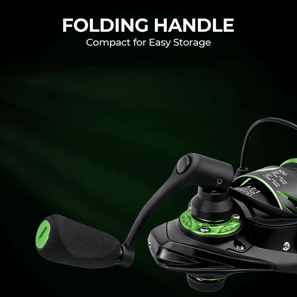 بروباك فيبر إكس بكرة صيد الجليد، نسبة التروس 5.2:1 بكرة صيد دوارة عالية السرعة الحجم 500 1000