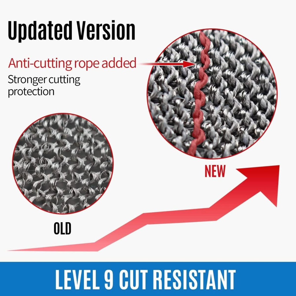Stainless Steel Safety Gloves with Maximum Cut Resistance