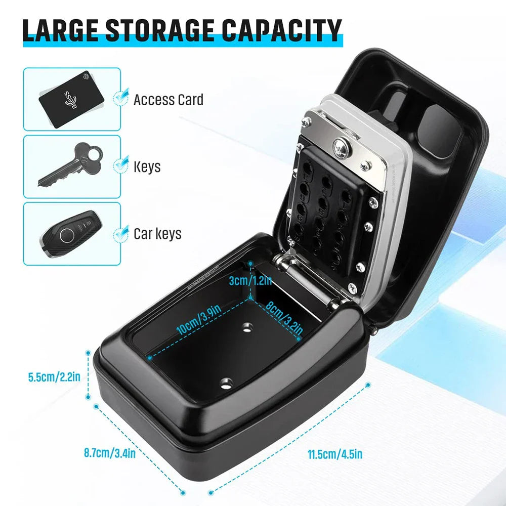 KeyGuard vandtæt vægmonteret nøgleboks til udendørs brug