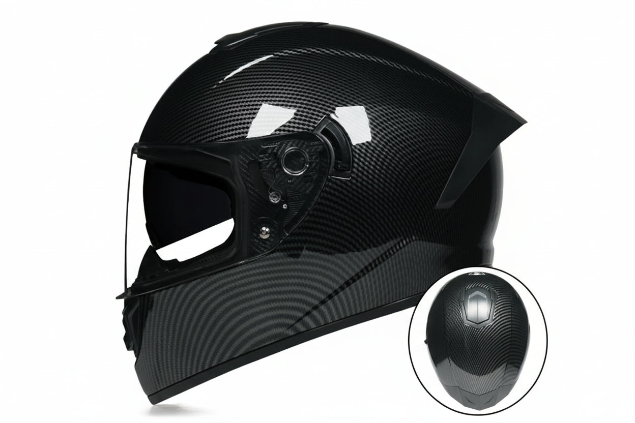 Kask zimowy LVS-701 z pełną osłoną twarzy i podwójnym systemem wizjera