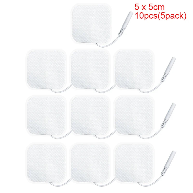 Pastilhas de Gel com Plugue de 2,0 mm para Dispositivos de Terapia TENS e EMS
