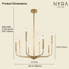 Lustre de Velas Rowan Farmhouse