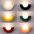 Aurelia Nordic Semicircle Led Wall Light For Living Areas Soft Even Glow