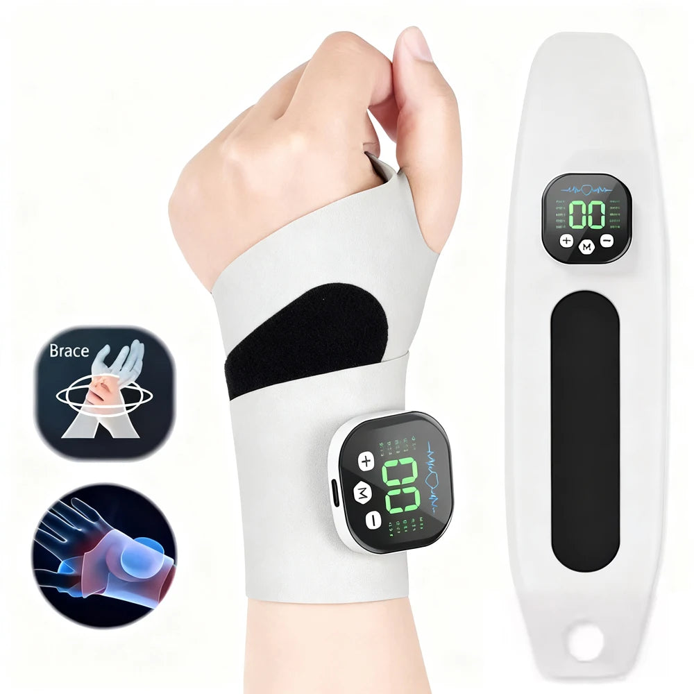 Cordless Hand And Wrist EMS Massager For Quick Fatigue Relief