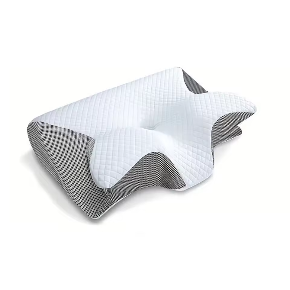 Cuscino per il collo in memory foam 2 in 1 per ogni tipo di dormiente