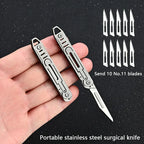 Replaceable Blades Foldable EDC Knife