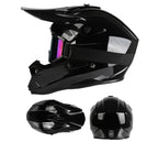 Full-Face Off-Road Helmet with Goggles – DOT Certified for All Seasons