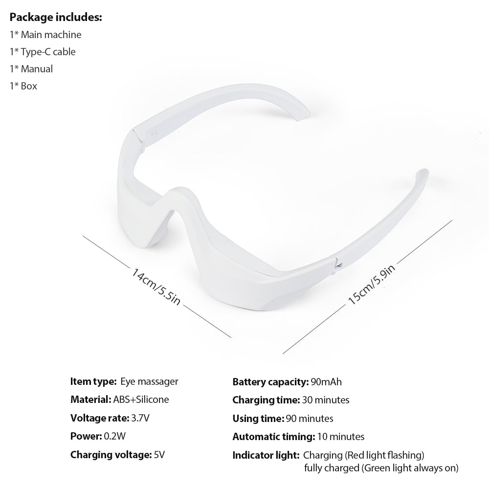 Masaj pentru ochi Lumara cu lumină roșie pentru umflături și linii fine