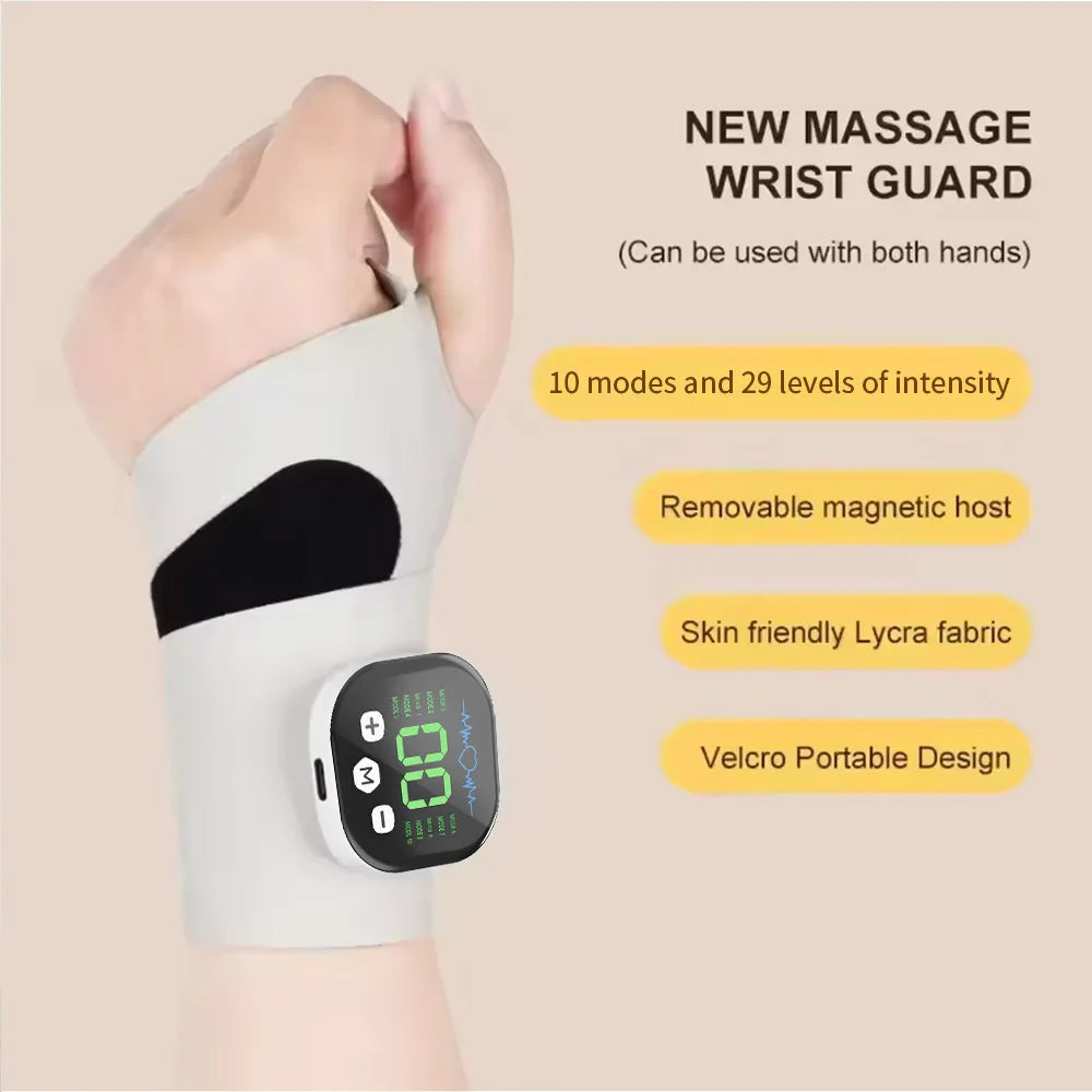 Cordless Hand And Wrist EMS Massager For Quick Fatigue Relief